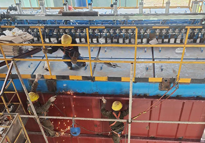 红狮窑尾放风除尘器